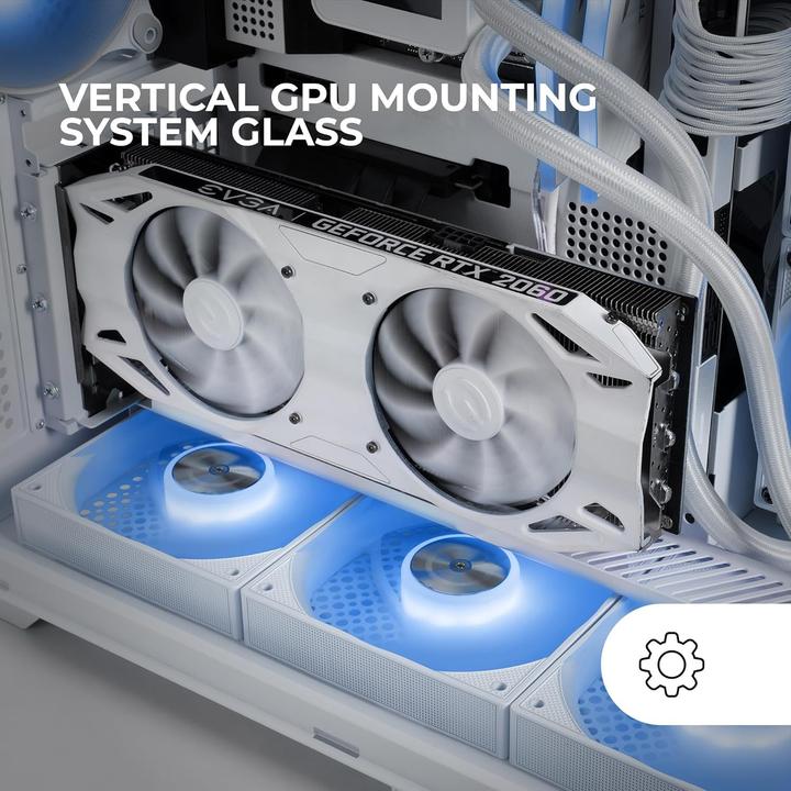 Immagine prodotto Mars Gaming Boitier Moyen Tour Atx Mc-3gf RGB Avec Panneaux Vitrés (Blanc) (ATX, mATX, Mini-ITX)