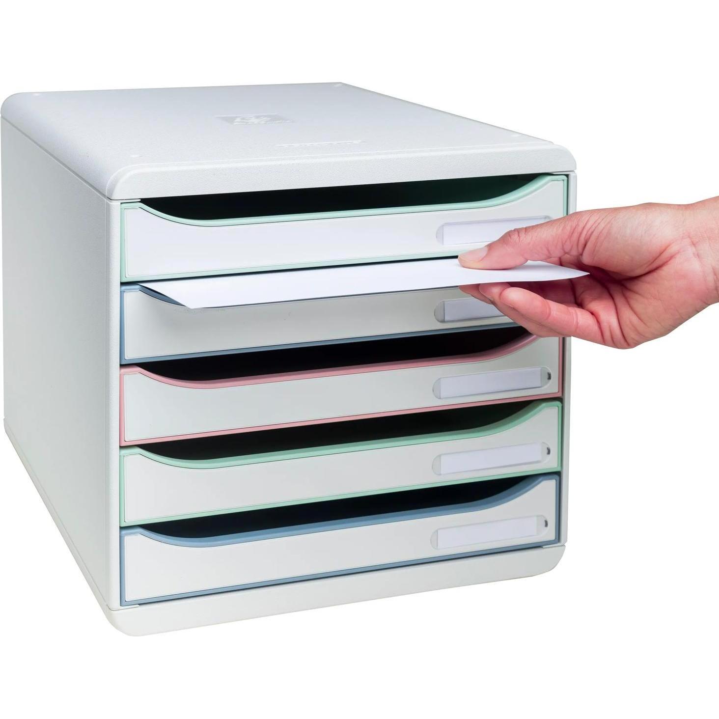 Thumbnail - Exacompta, Dokumentenablage, Schubladenbox BIG BOX, 5 Schubladen, AutentiK (A4+)