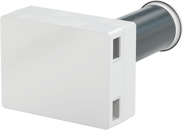 Siegenia Smart Wandventilator mit Warmteterugwinning, Temperatur- und Vochtregeling