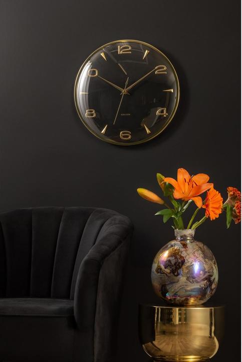 Produktbild Karlsson Wanduhr Sienna Glow Black (40.60 cm)