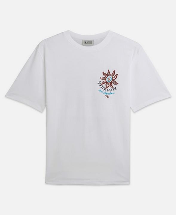 Actual product image Scotch & Soda Front And Back Artwork Regularfit Tshirt (M)