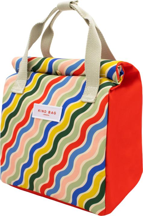 Kind Bag Lunch Bag Rainbow Waves