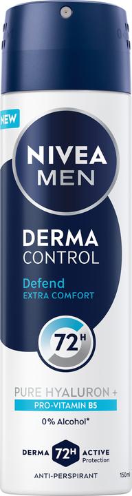 Actual product image NIVEA Men Derma Control Defend Antiperspirant Spray 150ml (Spray)