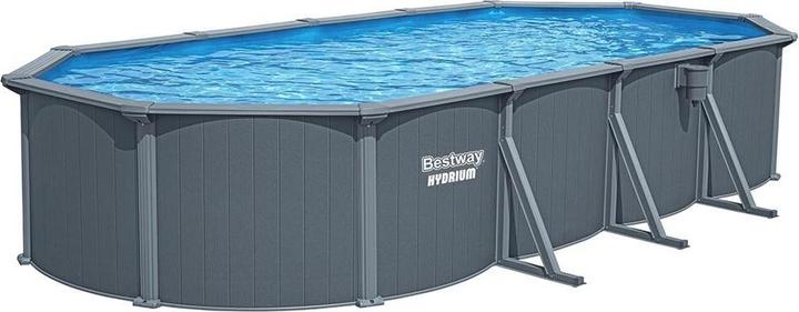 Immagine prodotto Bestway Set piscina ovale Hydrium - 7,32 m x 3,66 m x 1,32 m (732 x 366 x 132 cm)