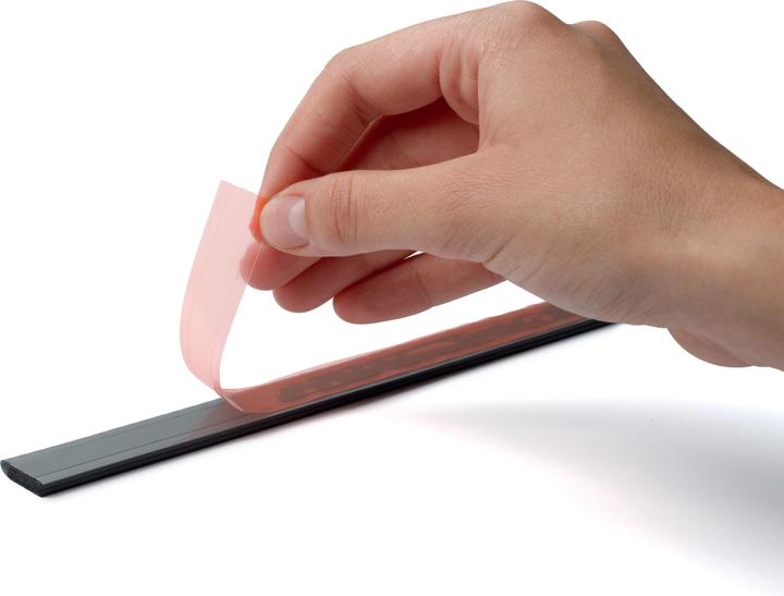 Produktbild Durable Durafix-Rail 297mm met. silber (A3, 5 x)