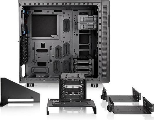 Actual product image Thermaltake Suppressor F31 - Tempered Glass Edition - Tower - ATX - without power supply (PS/2) (mATX, Mini-ITX, ATX)