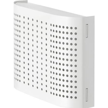 Lindab, Belüftungssystem, Wandventil SHH 125 (Ral 9003) für Zuluft, passend in ø125 mm Kanal. Lackiertes verzinktes Ble