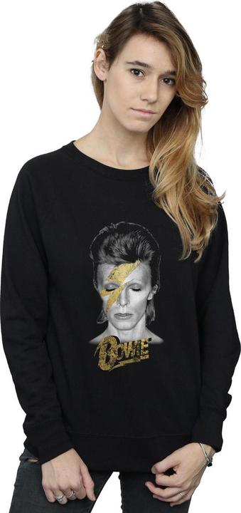 Produktbild David Bowie Aladdin Sane Gold Bolt Sweatshirt (XL)