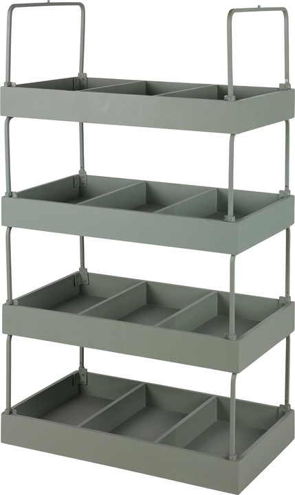 Produktbild Woood Stapelbox Jort jadegrün