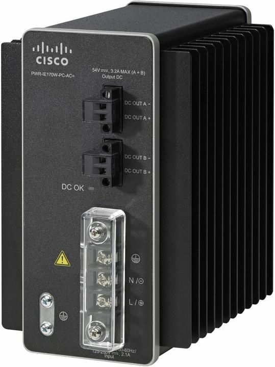 Actual product image Cisco AC-DC Power Module for POE solution - Power supply (DIN rail mounting possible) (170 W)