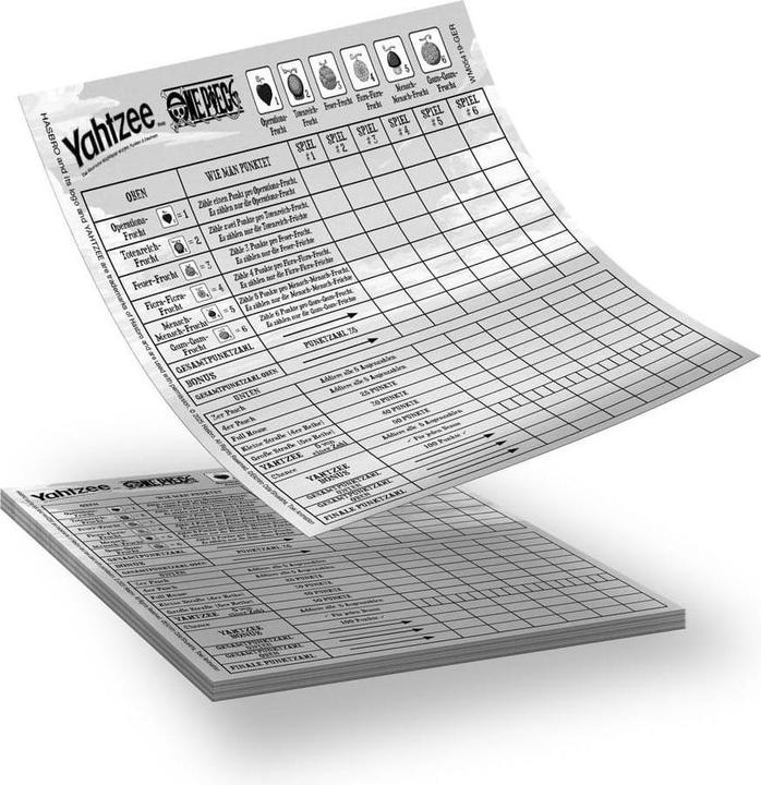 Immagine prodotto Winning Moves One Piece Yahtzee *Deutsche Version* (Tedesco, 2 - 6 Giocatori)