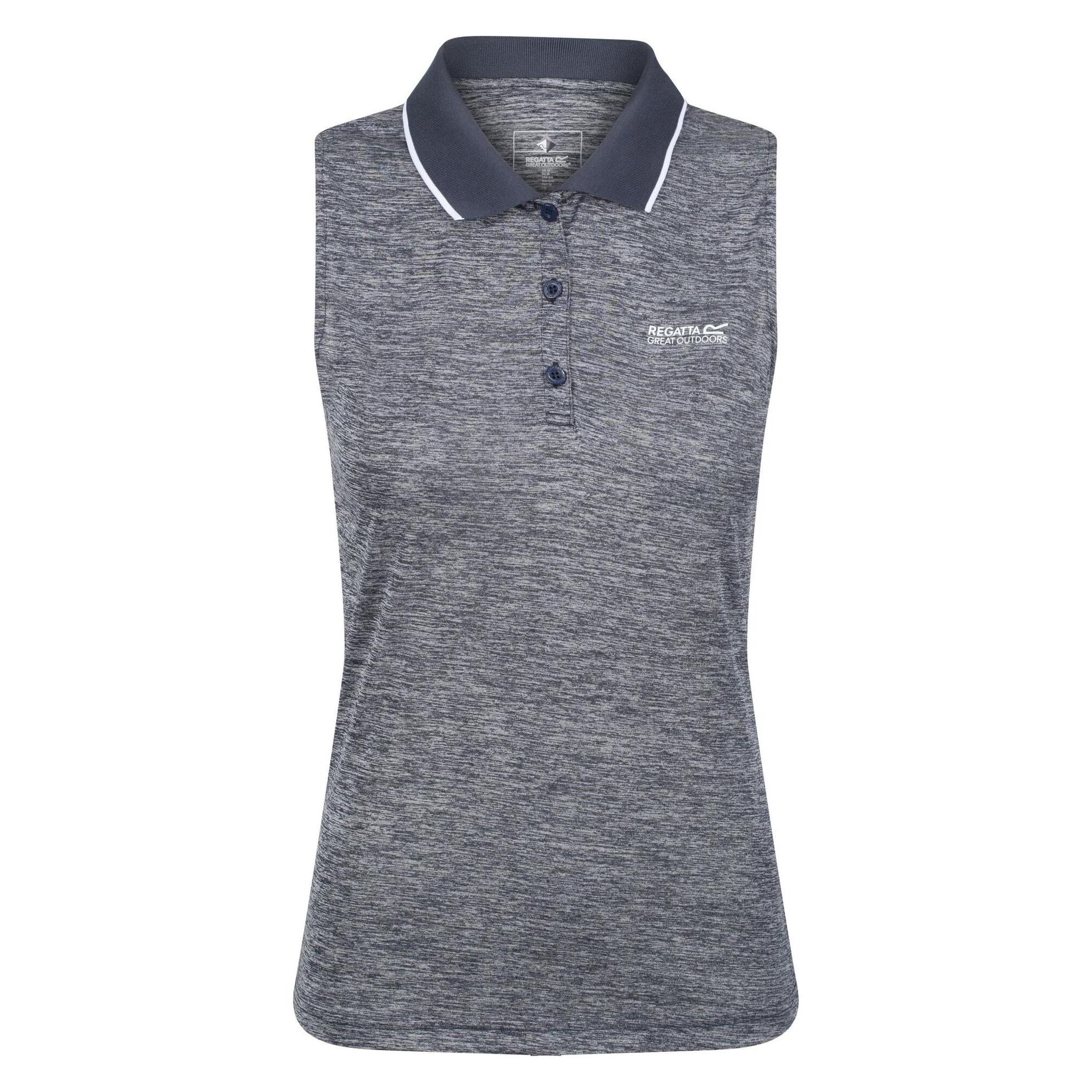 Regatta, Damen, Sportshirt, Polo Tima 2 Dames Kleur Donkerblauw / Kledingmaat 20L (46), Blau, 46