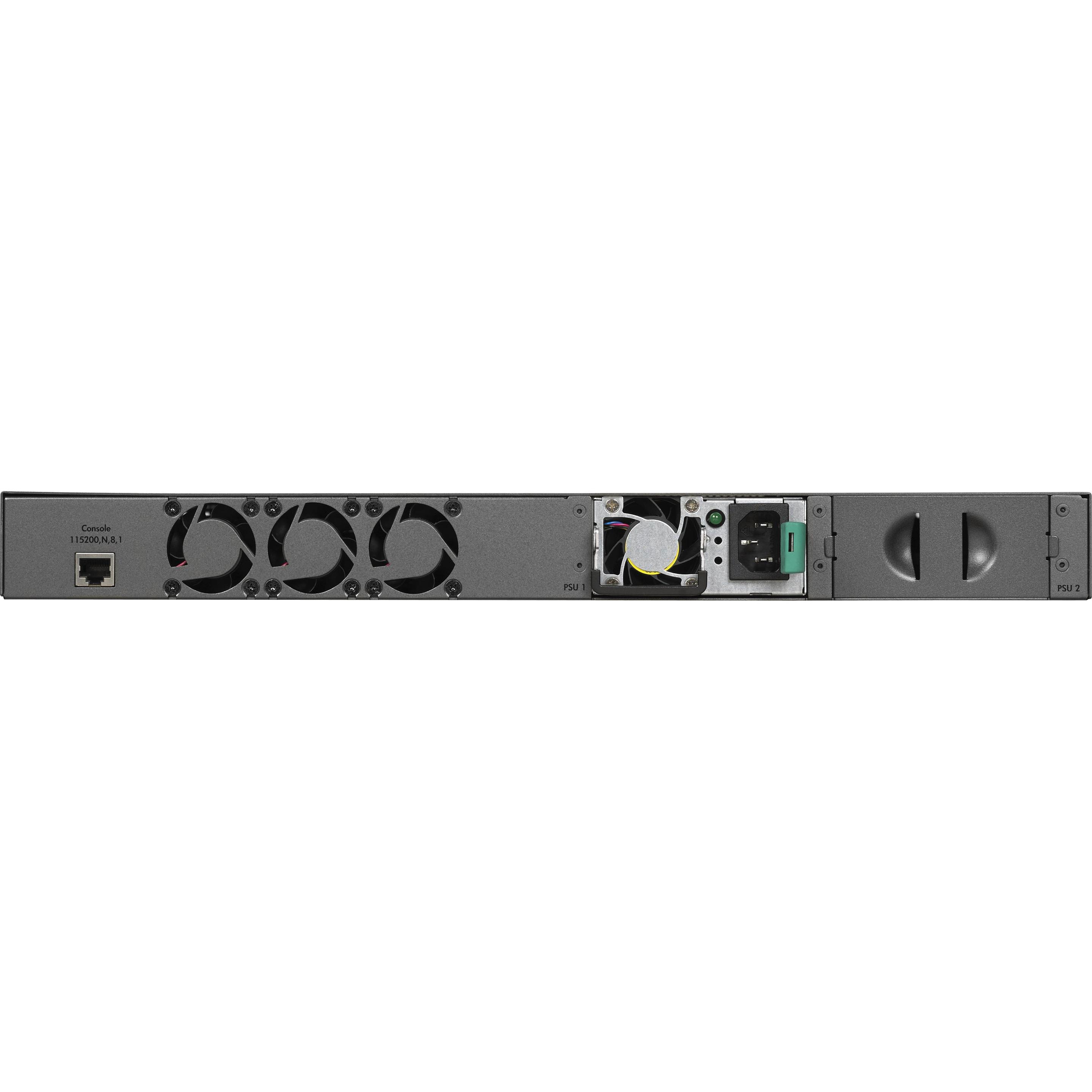 Thumbnail - Netgear GSM4328PA: 24Port PoE+ Switch,4x10G (28 Ports), Netzwerk Switch, Schwarz