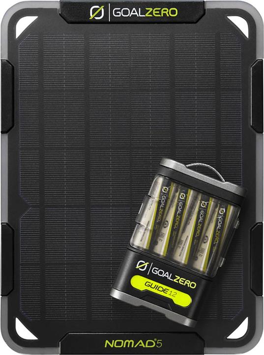 Produktbild Goal Zero Powerbank Guide 12 + Nomad 5 Solarpanel (2500 mAh, 10 W, 12 Wh)