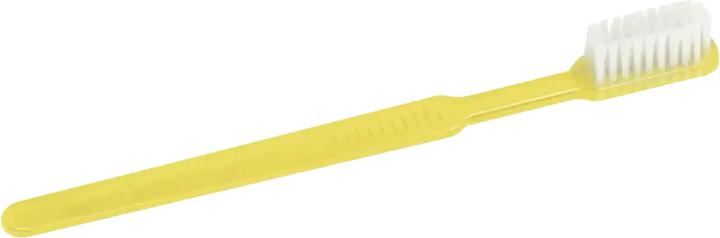 Image du produit Ampri MED-COMFORT, brosse à dents jetable avec pâtes, jaune (1 x)
