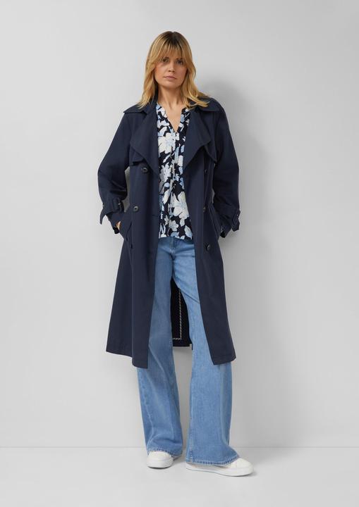Immagine prodotto s.Oliver Bluse Fliessende Viskose-Bluse mit Raffung und Allover-Muster (48)