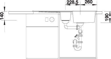 Produktbild Blanco Zia 6 S (Aufsatzspülbecken, 100 cm, 50 cm)