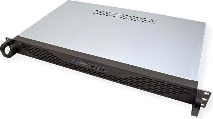 Actual product image Intertech IPC 1HU-K-125L 48,26cm 19inch 1RU IPC enclosure w. 1x 8,9cm 3,5inch int. o 2x 6,35cm 2,5inch i...