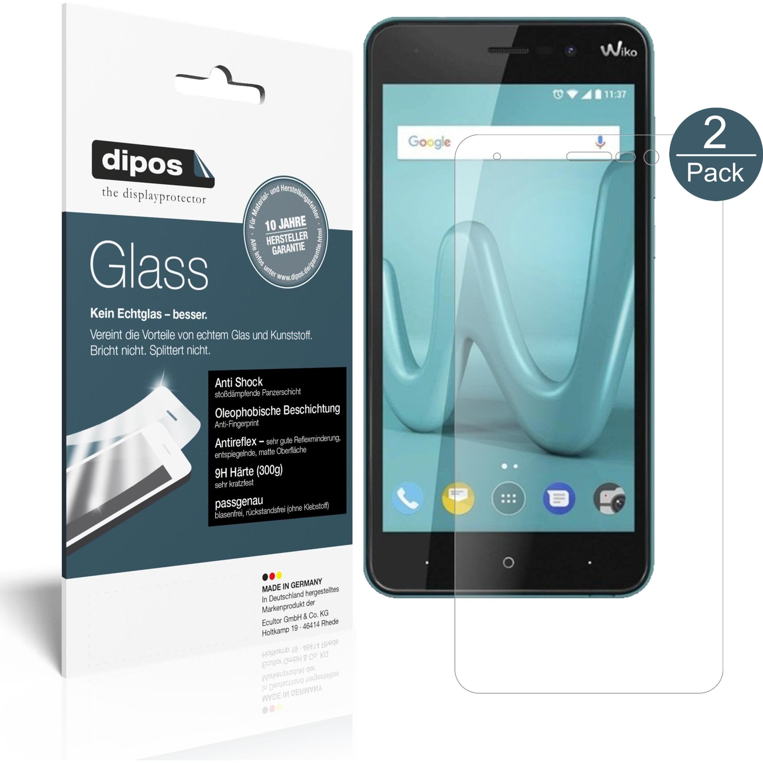 Dipos Displayschutz Anti-Shock (1 Stück, Wiko Lenny 4), Smartphone Schutzfolie, Transparent