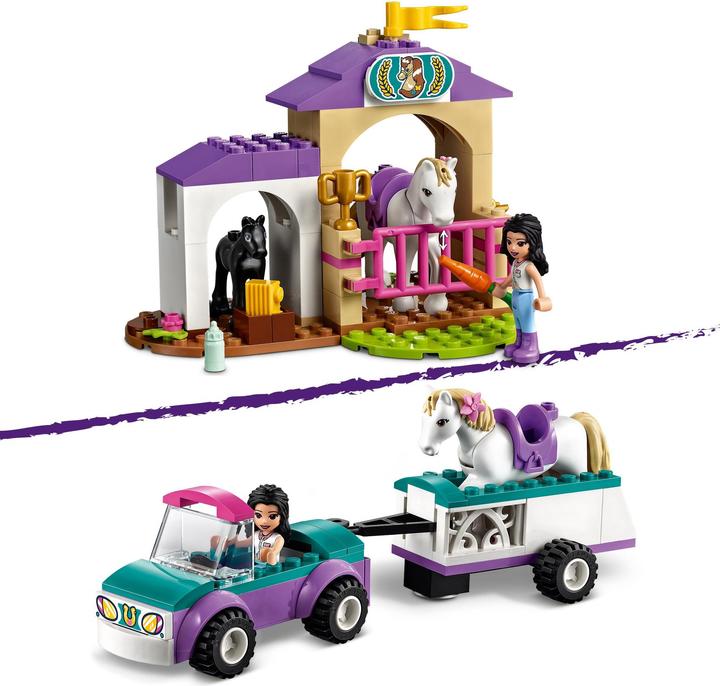 Immagine prodotto LEGO Paddock per l'allenamento e rimorchio per cavalli (41441, LEGO Friends)