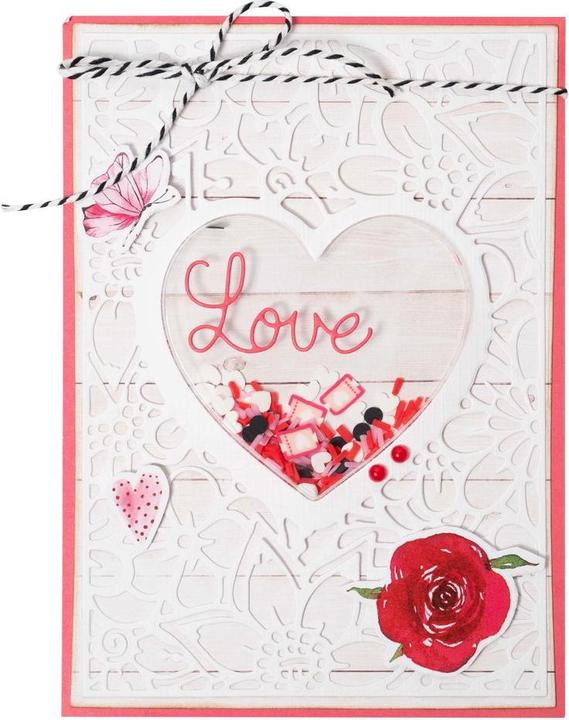 Actual product image art by marlene Paper Pad "Love" 12 Sheets Ultimate Scrap Collection (200 g/m², 12 x)