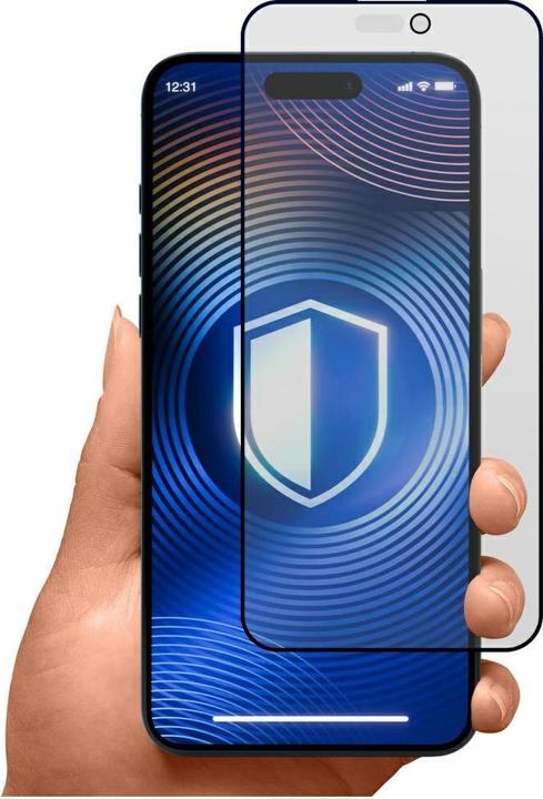 Actual product image 3MK Tempered Glass Hardglass Matt Max Privacy for Apple iPhone 16 Pro (Apple iPhone 16 Pro)