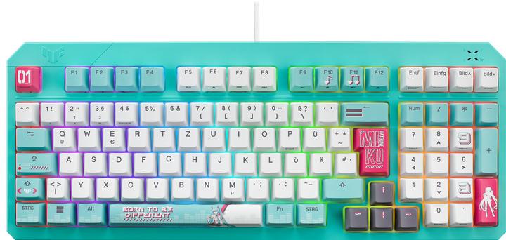 Actual product image ASUS TUF Gaming K3 Gen II Hatsune Miku Edition (Eng. Int., Cable)