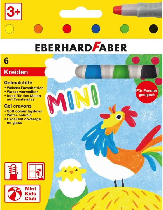 Produktbild EberhardFaber Gelmalstifte Basic, 6 Stück (6x)
