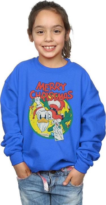 Produktbild Disney Donald Duck Merry Christmas Sweatshirt Mädchen (152, 158)