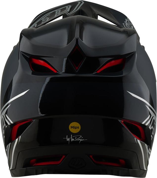 Actual product image Troy Lee Designs D4 Polyacrylite MIPS Helmet, Shadow, black, L | 58-59cm (58 - 59 cm)