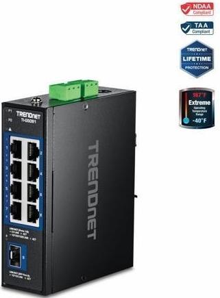 Immagine prodotto Trendnet 9 PORTE INDUSTRIALI 2,5G CON GUIDA DIN (9 porte)