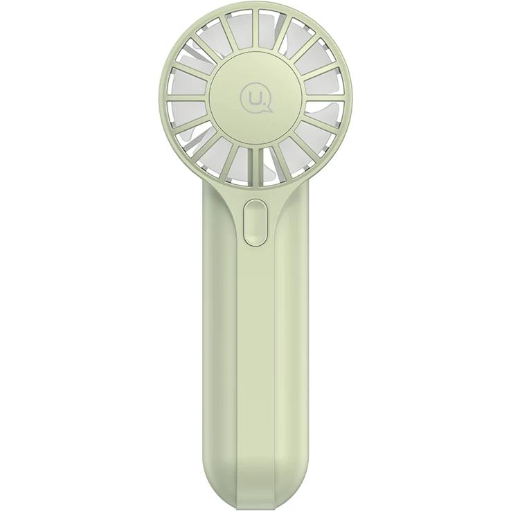 Usams ZB288 High-speed Handheld Mini Fan 1200mAh Green, Ventilator