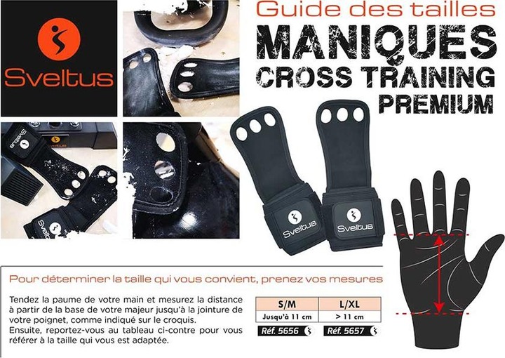 Produktbild Sveltus Hand Grip 3 Loch - S/M (S, M)