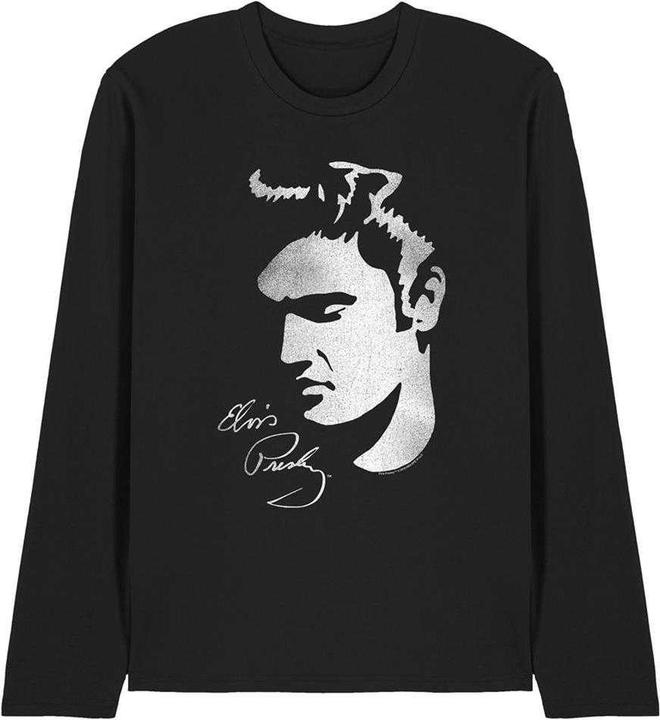 Produktbild Elvis Simple Face TShirt Langärmlig (L)
