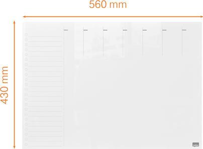 Actual product image Nobo Weekly planner (56 x 43 cm)