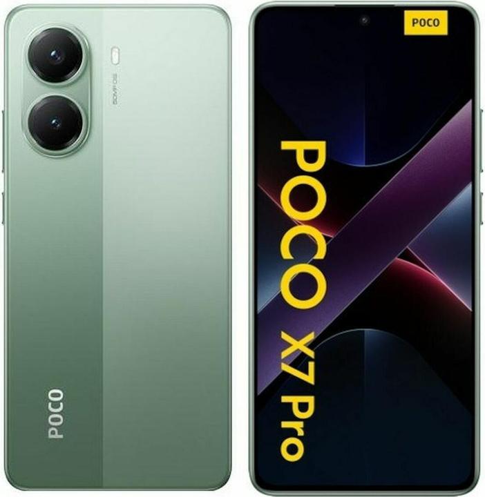 Actual product image Xiaomi Poco X7 Pro (512 GB, Green, 6.67", Dual SIM, 5G)