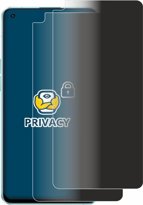 Actual product image BROTECT Anti-spy privacy film Blue light protection film (2 Piece, Oppo Reno 6 5G)
