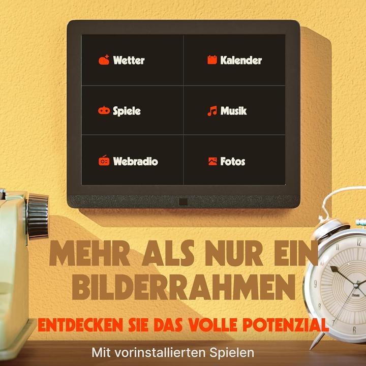 Productafbeelding Ordissimo Pix-Star digitale fotolijst /1xUSB/Zwart (10")