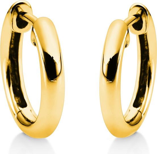 Actual product image Goldberg Diamant Creoles 18 ct GG, polished (Yellow gold)
