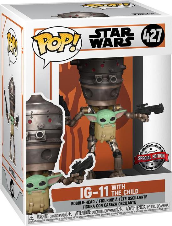 Immagine prodotto Funko Pop! SW Mandalorian : IG-11 Excl w/ T-Shirt (M)