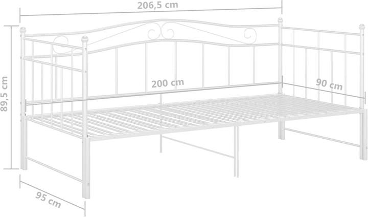 Produktbild vidaXL Schlafsofa-Gestell (90 x 200 cm)