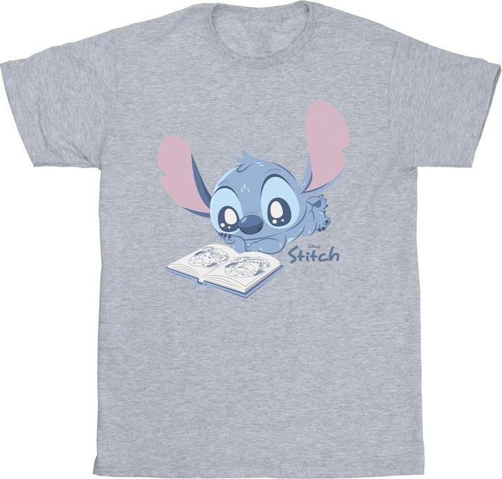 Produktbild Lilo & Stitch Reading Lying Down TShirt Mädchen (152, 158)