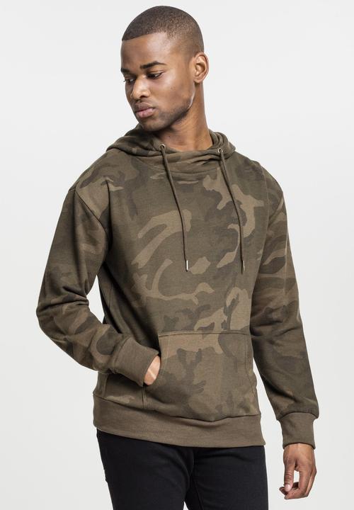 Produktbild Urban Classics High Neck Camo Hoody (M)