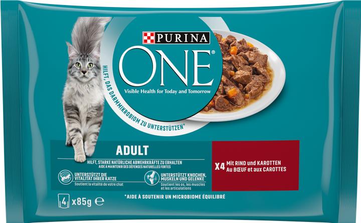 Image du produit Purina ONE Adulte (Adulte, 4 pcs, 340 g)