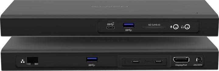 Produktbild Glyph Thunderbolt 3 NVMe Dock - Verkabelt - 3,5 mm - 10,100,1000 Mbit/s - Schwarz - SD (Thunderbolt, 3 Ports)