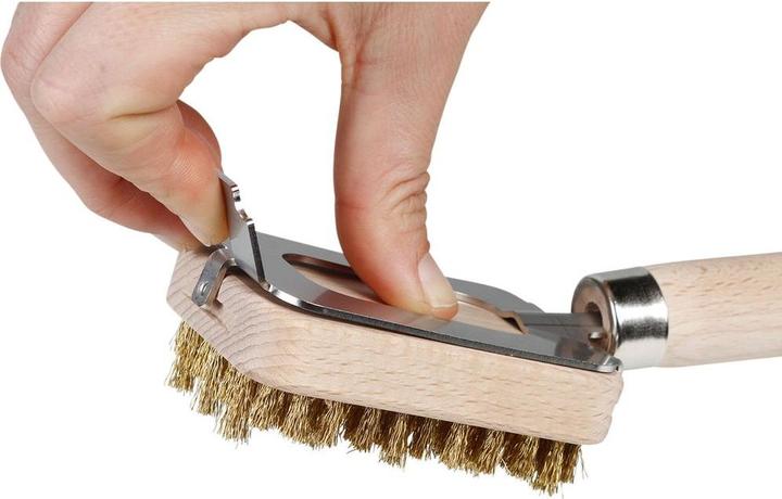 Actual product image Ebnat Grillbürste mit Kratzer Klicksystem 33 cm (33 cm)