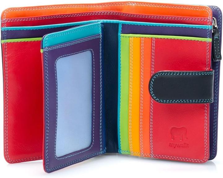 Actual product image Mywalit MEdium 10c/c Wallet w. Zip purse Black/Pace