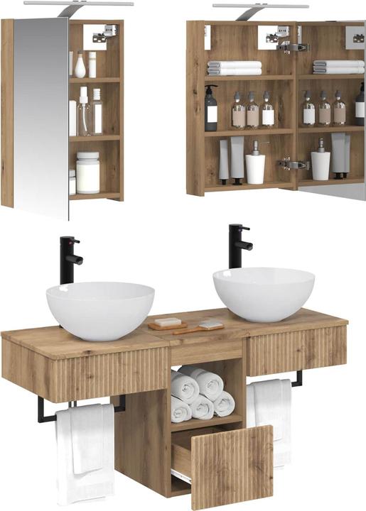 Produktbild vidaXL Badezimmermöbel-Set