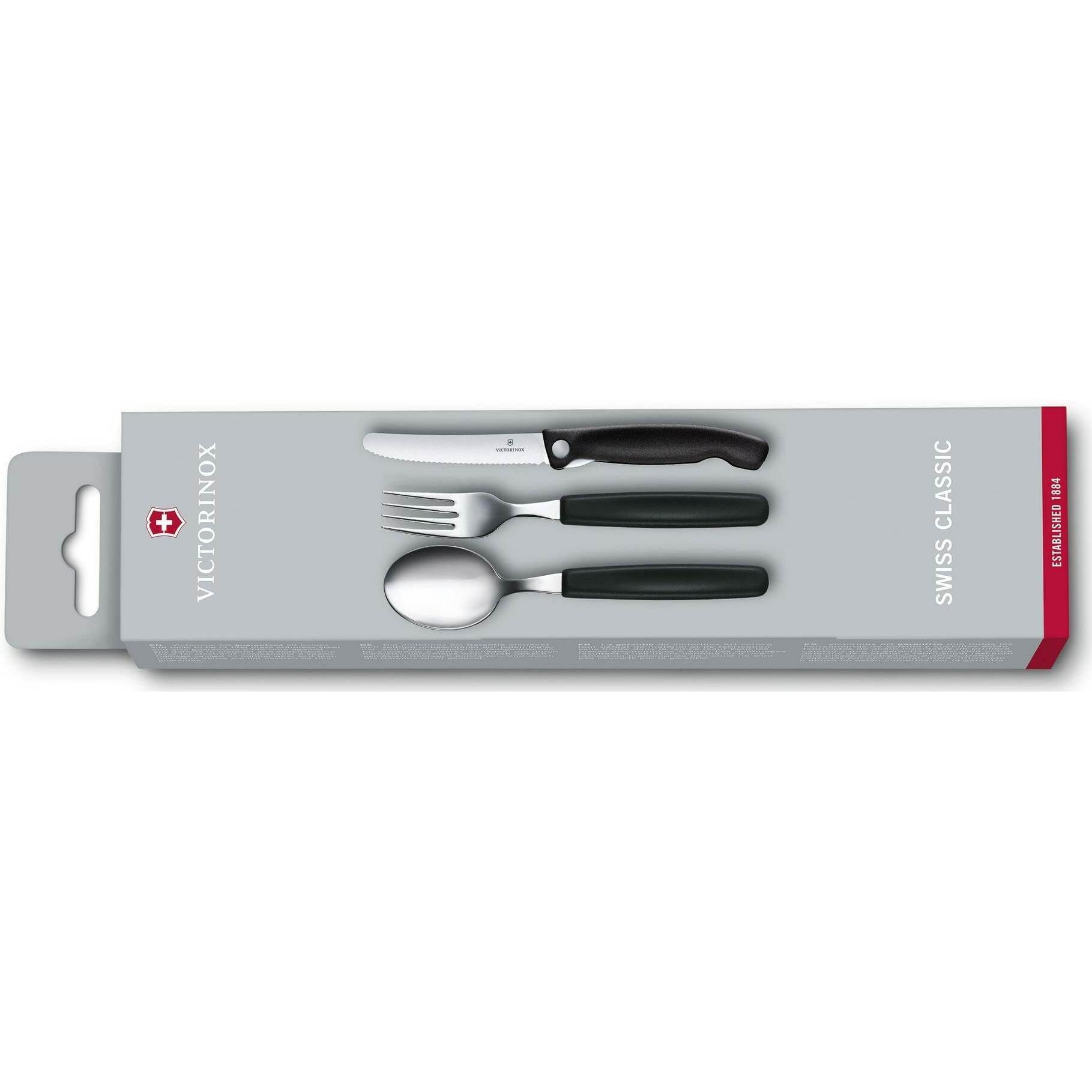 Thumbnail - Victorinox Swiss Classic, Besteck, Silber, Schwarz