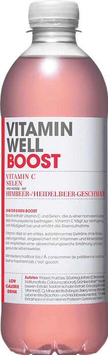 Actual product image Vitamin Well Boost (Raspberry blueberry, 12 x)